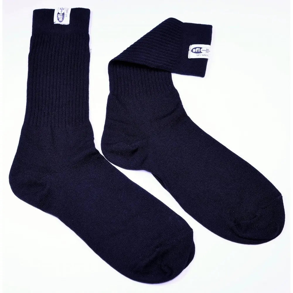 RaceQuip Black SFI 3.3 Fr Socks XL 12-13.