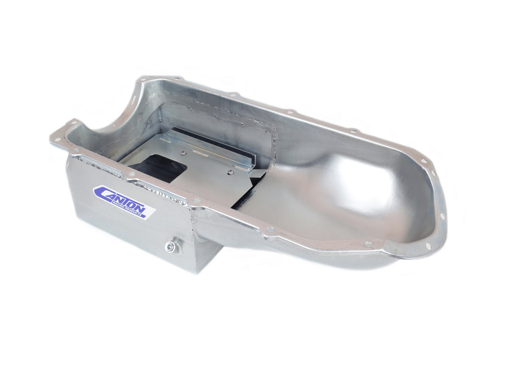 Canton 15-450 Oil Pan For Pontiac 301-455 Shallow Road Race Pan - eliteracefab.com