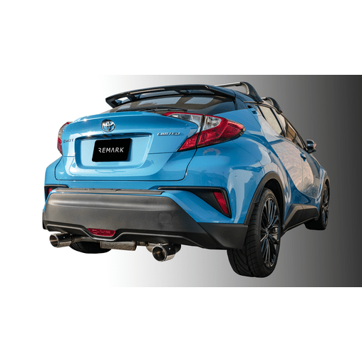 Remark 2018+ Toyota C-HR Cat-Back Remark Exhaust w/Stainless Steel Tip Cover - eliteracefab.com