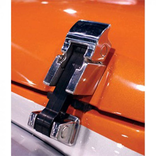 Rampage 2007-2018 Jeep Wrangler(JK) Hood Catch - Stainless - eliteracefab.com