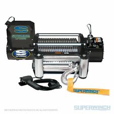 Superwinch 10000 LBS 12 VDC 3/8in x 80ft Synthetic Rope SX 10000 Winch - eliteracefab.com