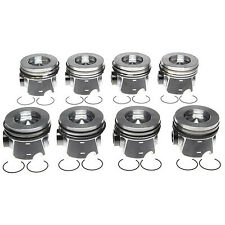 Mahle OE Ford 6.4L Diesel .75MM 2008-2010 F-250/F-350/F-450/F-550 Piston With Rings Set (Set of 8) - eliteracefab.com