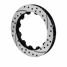 Wilwood Rotor-SV-SRP 72 Iron-RH-BLK-Drill 14.00 x 1.25 - 12 on 8.75in - eliteracefab.com