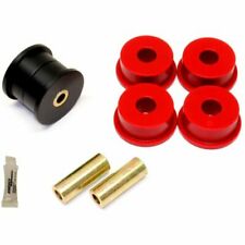 BMR 12-15 5th Gen Camaro Differential Mount Bushing Kit (Poly/Delrin Combo) - Black/Red.