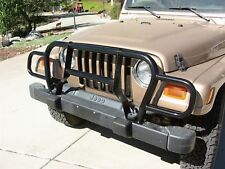 Rampage 1987-1995 Jeep Wrangler(YJ) Headlight Euro Grill Guard - Black - eliteracefab.com