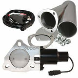 QTP 3.00 Inch Electric Exhaust Cutout Combo Kit (Universal) - QTEC30CP