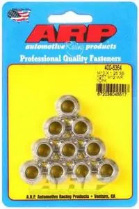 ARP M10 x 1.25 SS 12pt Nut Kit (10/pkg) - eliteracefab.com