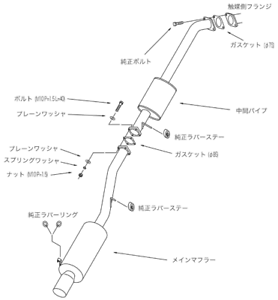 HKS 92-96 Toyota Cresta JZX90 Hi Power 409 Exaust w/ Silencer - eliteracefab.com