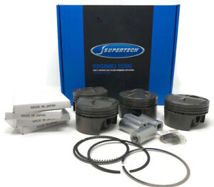 Supertech Honda K24 Series w/K20 Head 87.5mm Bore -0.5cc Dish 11.5:1 CR Pistons - Set of 4 - eliteracefab.com