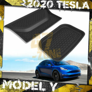 3D MAXpider 2020-2020 Tesla Model Y Kagu Cargo Liner - Lower - Black - eliteracefab.com