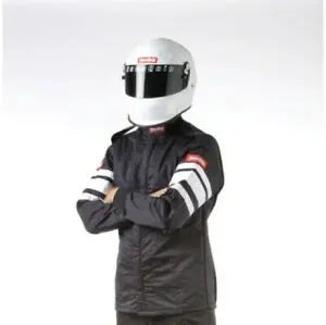 RaceQuip Black SFI-5 Jacket - 4XL - eliteracefab.com