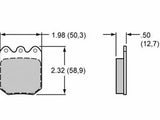 Wilwood Pad Set BP-10 6812 DLS DLS Floater DPS 3 Hole