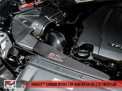 AWE Tuning Audi B9 A4/A5 2.0T Quattro Carbon Fiber AirGate Intake w/ Lid - eliteracefab.com