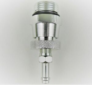 Vibrant 10 ORB to 1/8 NPT Aluminum Drain Valve - eliteracefab.com