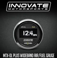 Load image into Gallery viewer, Innovate MTX-OL PLUS Wideband Digital Air/Fuel Ratio OLED Gauge Kit 3ft w/O2 Sensor - eliteracefab.com