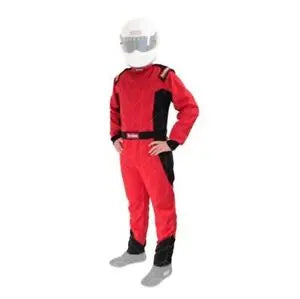 RaceQuip Red SFI-1 1-L Suit - Medium - eliteracefab.com