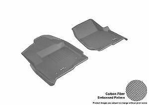 3D MAXpider 2017-2019 Ford F-250/350/450 Kagu 1st Row Floormat - Black - eliteracefab.com