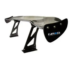 NRG Carbon Fiber 69 Inch Universal Rear Spoiler with Logo - eliteracefab.com