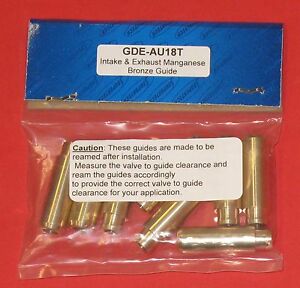 Supertech Audi 1.8T Manganese Bronze Intake/Exhaust Valve Guide OD 11.045mm - Set of 8 - eliteracefab.com