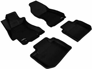 3D MAXpider 2015-2019 Subaru WRX/WRX STI Kagu 1st & 2nd Row Floormats - Black - eliteracefab.com