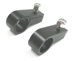 Vibrant Billet P-Clamp 1/2in ID - Anodized Black - eliteracefab.com