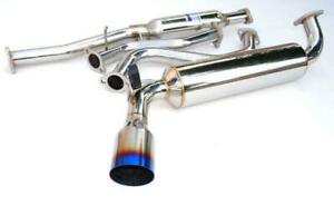 Invidia 88-91 Civic EF9 3DR 60mm (101mm tip) Titanium Tip Cat-back Exhaust - eliteracefab.com