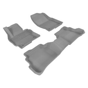 3D MAXpider 2013-2016 Mazda CX-5 Kagu 1st & 2nd Row Floormats - Black - eliteracefab.com