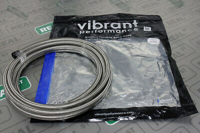 Vibrant SS Braided Flex Hose w/ PTFE Liner -10AN (20 foot roll) - eliteracefab.com