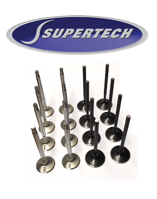 Supertech Nissan SR20VE Black Nitrided Intake Valve - +1mm Oversize - Set of 8 Supertech