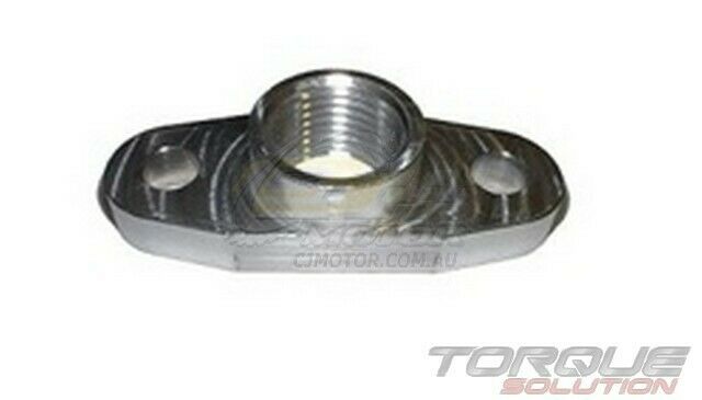 Torque Solution Extended Port Matched Oil Drain Flange: -10AN for T3/T4 PTE / Turbonetics - eliteracefab.com