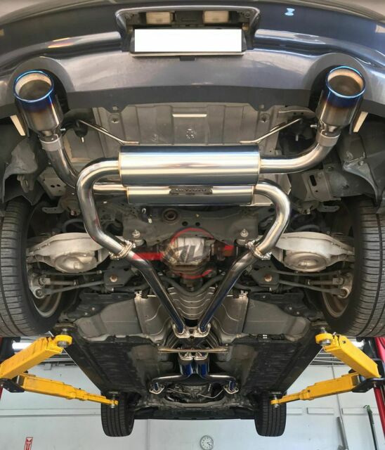 Invidia 2017+ Infiniti Q60 3.0 TT Silver Sport/Red Sport Gemini Rolled Titanium Tip Cat-back Exhaust - eliteracefab.com