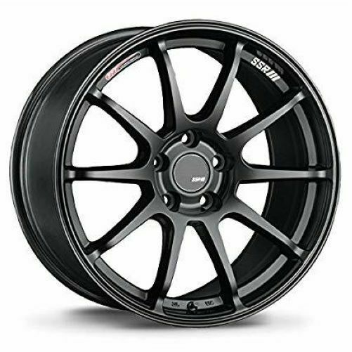 SSR GTV02 18x8.5 5x114.3 40mm Offset Flat Black Wheel 05-07 STI / 11+ tC - eliteracefab.com