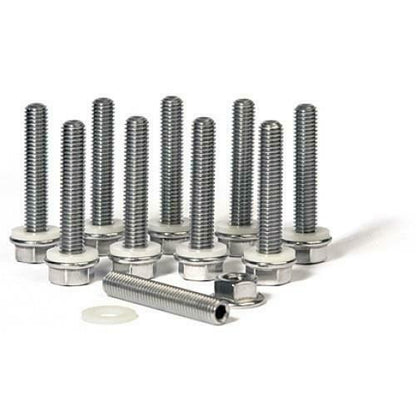 STAINLESS STEEL INTAKE/EXHAUST MANIFOLD STUDS - M8X1.25 65MM - 10 piece - eliteracefab.com