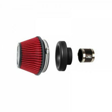 Load image into Gallery viewer, PERFORMANCE AIR FILTER KIT - 5&quot; FILTER - 3.5&quot; Black - eliteracefab.com