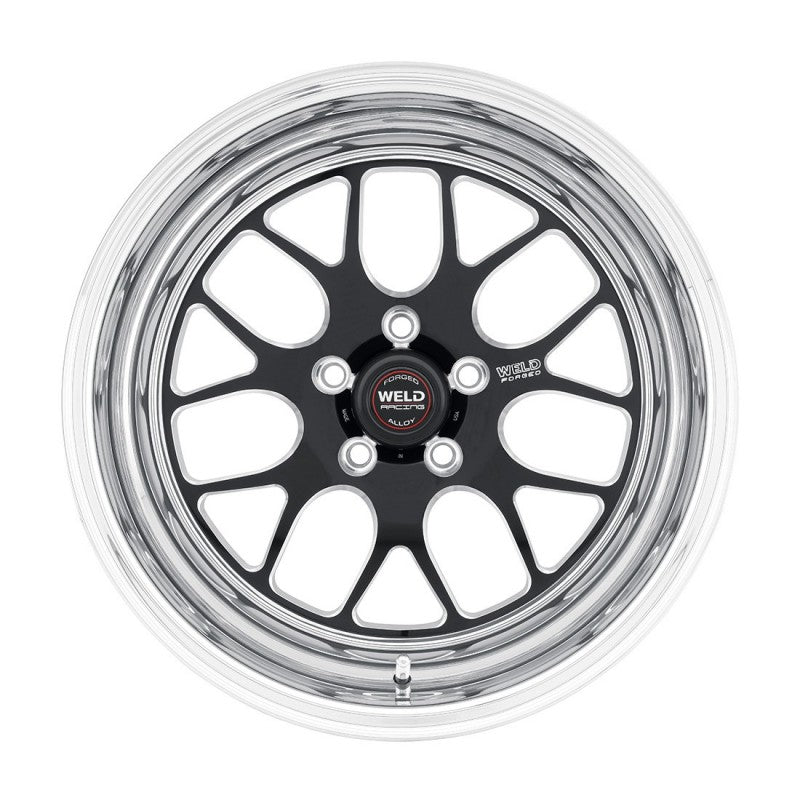 Weld S77 18x9 / 5x4.5 BP / 6.1in. BS Black Wheel (High Pad) - Non-Beadlock - eliteracefab.com