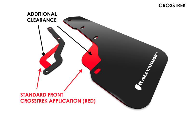 Rally Armor UR Mudflaps Black Urethane Yellow Pearl Logo 2018-2021 Crosstrek - eliteracefab.com