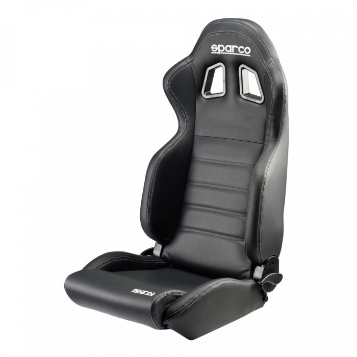 Sparco Seat R100 Vinyl Blk - eliteracefab.com