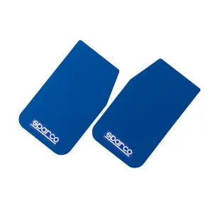Sparco Mud Flap Pair Blue - eliteracefab.com