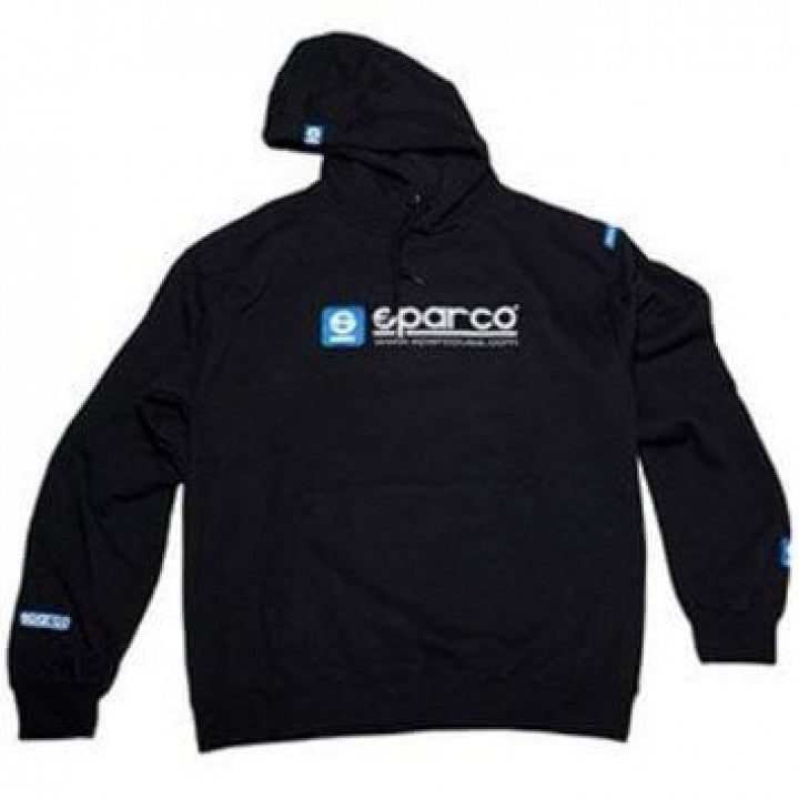 Sparco Swtshrt Hooded Www Blk Lrg - eliteracefab.com