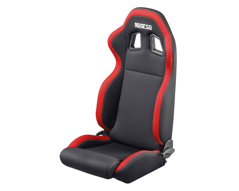 Sparco Black and Red R100 Street Tuner Seat - eliteracefab.com