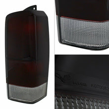 Load image into Gallery viewer, Xtune Jeep Cherokee 1997-2001 OEM Style Tail Lights Red Smoked ALT-JH-JC97-OE-RSM - eliteracefab.com