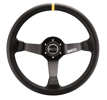 Load image into Gallery viewer, Sparco Strwhl 345 Leather Black - eliteracefab.com