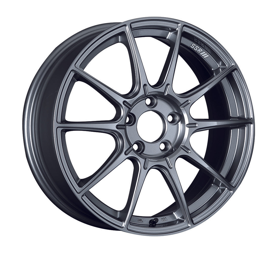 SSR GTX01 18x9.5 5x114.3 40mm Offset Dark Silver Wheel - eliteracefab.com