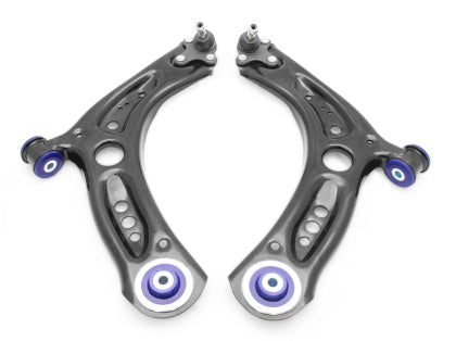 SuperPro TRC1070 Front Control Arm Set with Bushings for Audi VW