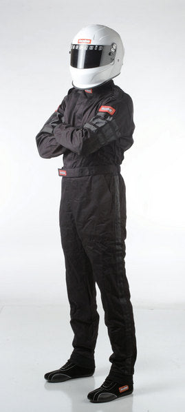 RaceQuip Black SFI-1 1-L Suit - Small - eliteracefab.com