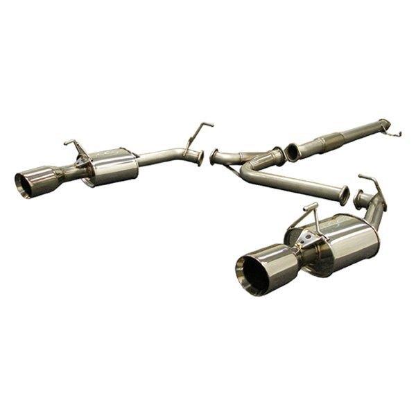 Revel Medallion Touring-S Catback Exhaust - Dual Muffler 90-99 Mitsubishi 3000GT VR4 - eliteracefab.com