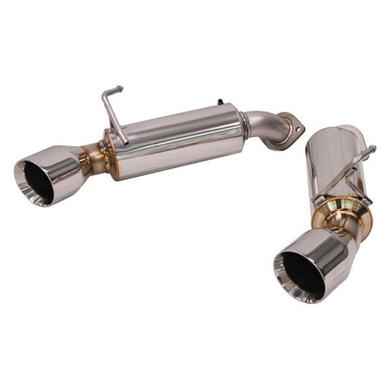 Revel Medallion Touring-S Catback Exhaust - Dual Muffler / Axle Back 14-16 Infiniti Q60S AWD/RWD - eliteracefab.com