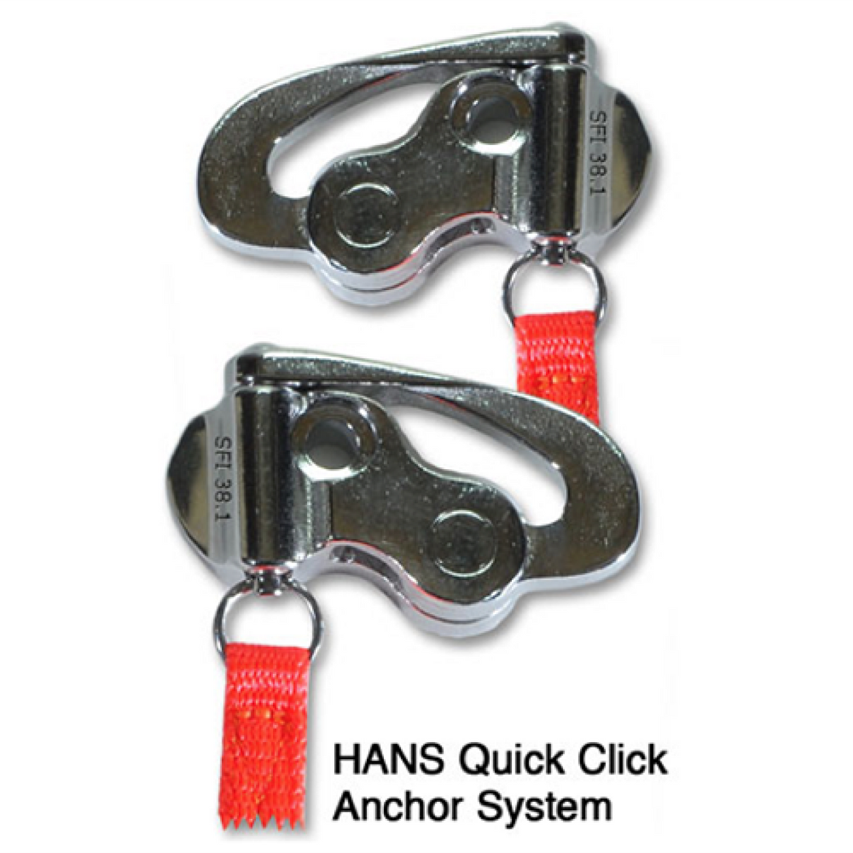 HANS Quick Click Anchor Attachment for SAH Helmets - eliteracefab.com