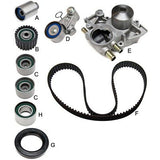 Gates 04 Subaru Impreza EJ20 2.0 Perf Racing Timing Belt Component Kit w/ Water Pump