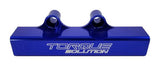 Torque Solution Top Feed Fuel Rails: 02-14 Subaru WRX / 07-18 STI - Blue